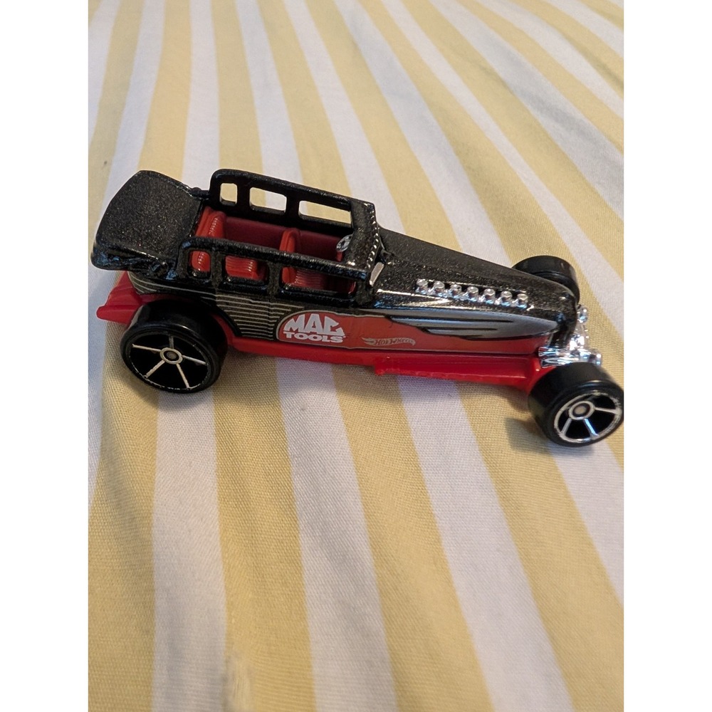 2015 Hot Wheels Great Gatspeed Mac Tools Black Red 1:64 Diecast Car CFH25